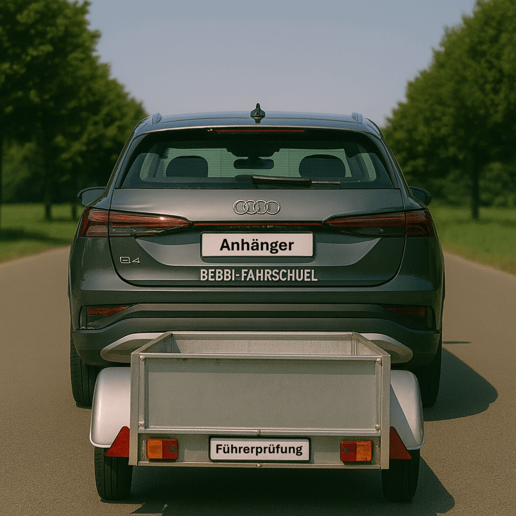 anhänger von hinten