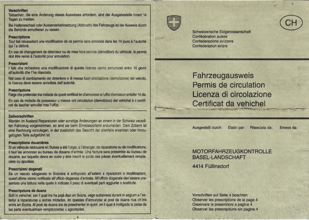 fahrzeugausweis rückseite