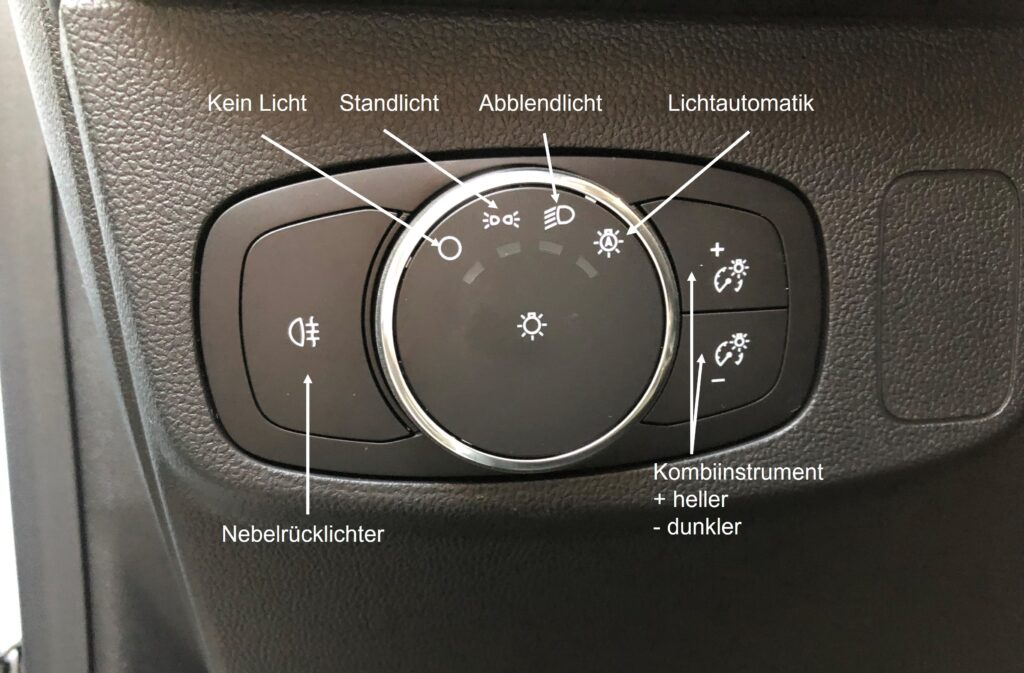 Beleuchtung lichtschalter beschreibung 2