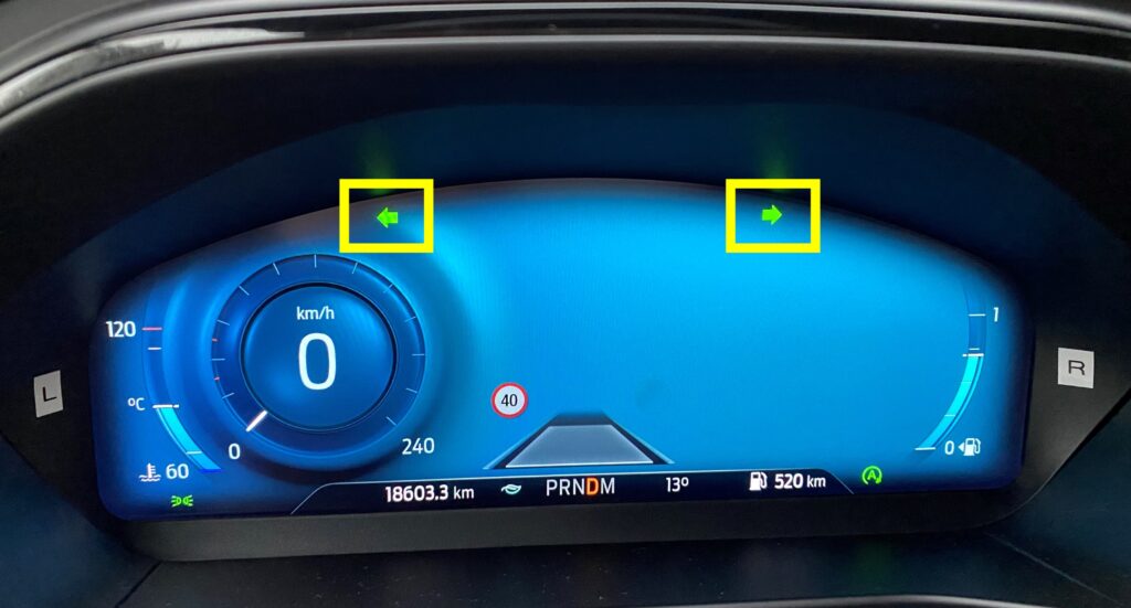 Beleuchtung warnblinker kombiinstrument
