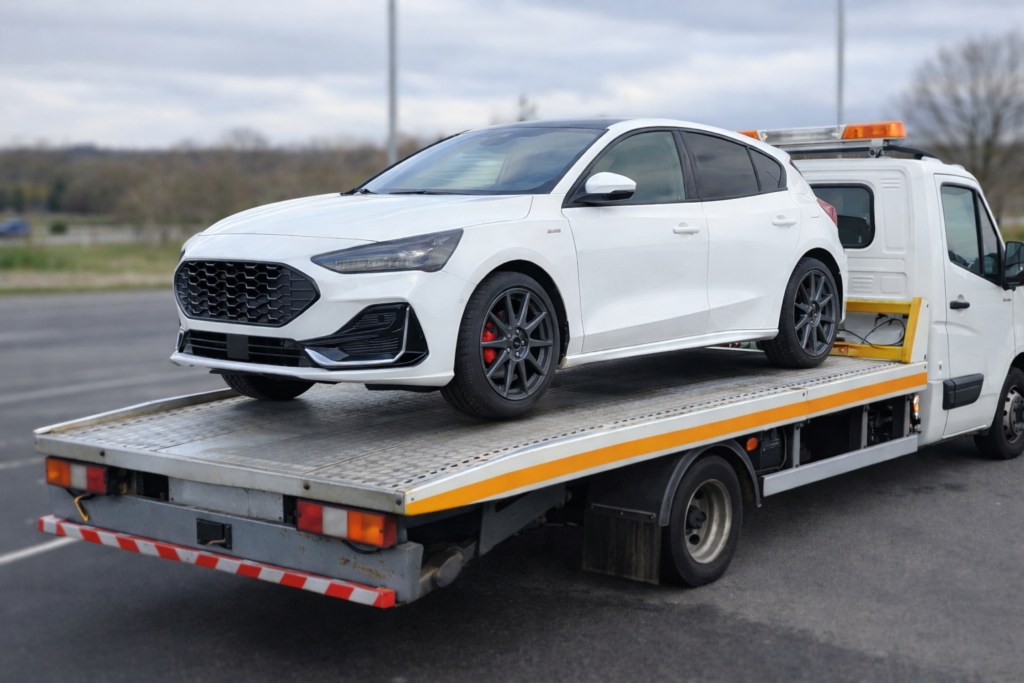 abschleppen aufsatteln