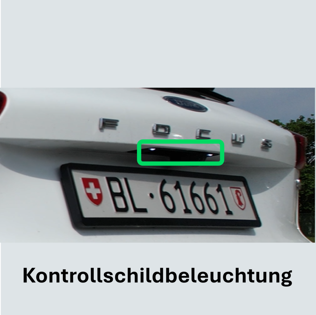 kontrollschildbeleuchtung hinten kontrollschildbeleuchtung hinten