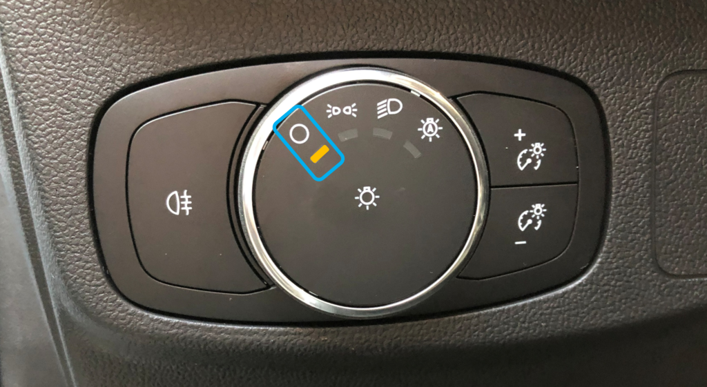 Fahrzeugbeleuchtung und Lichter lichtdrehrad aus